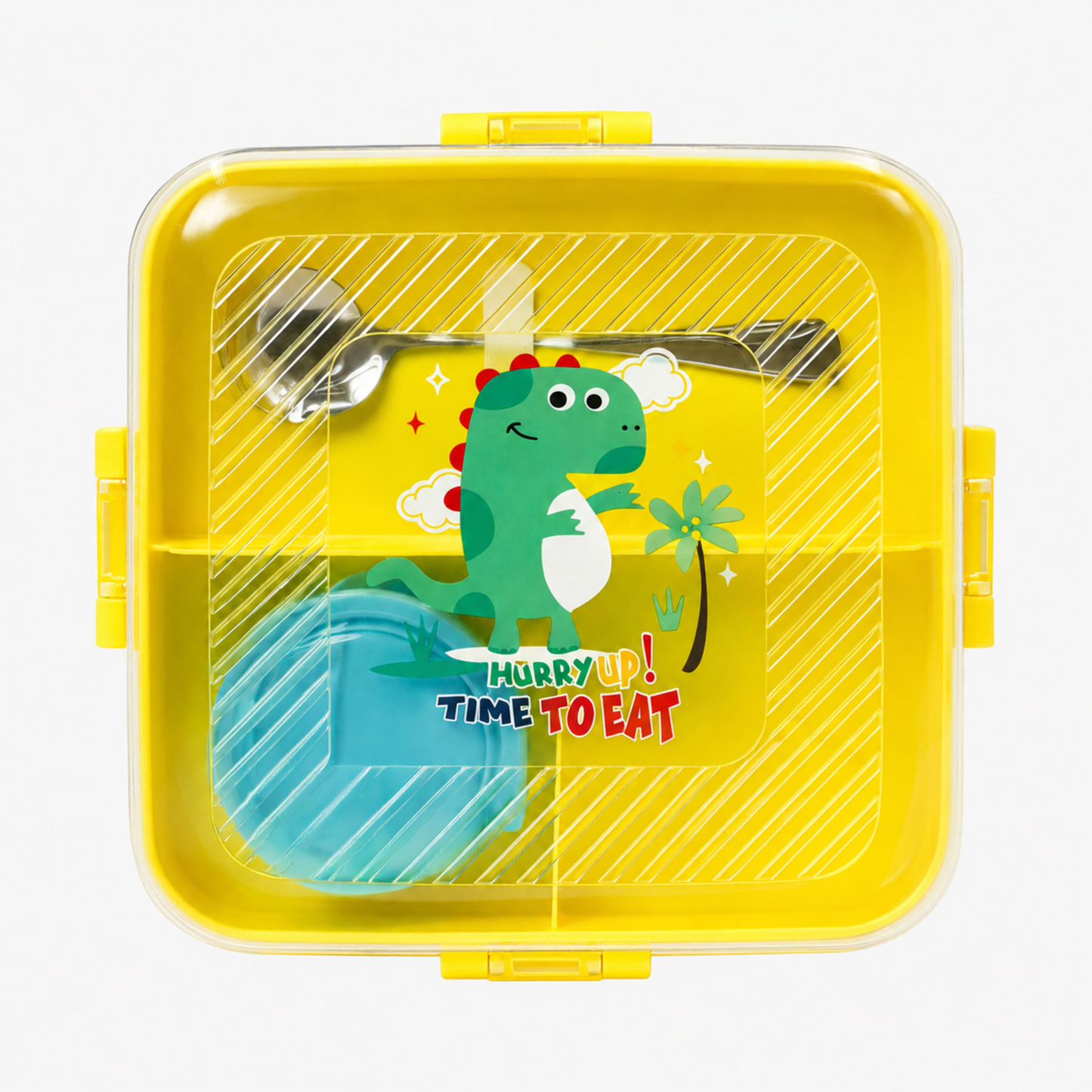 Stainless Steel Lunch Box with 3 compartments for Kids – 1190ml