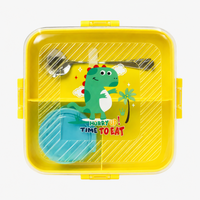 Stainless Steel Lunch Box with 3 compartments for Kids – 1190ml