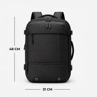 Smartest Double Space PU Vacuum Compression Travel Backpack