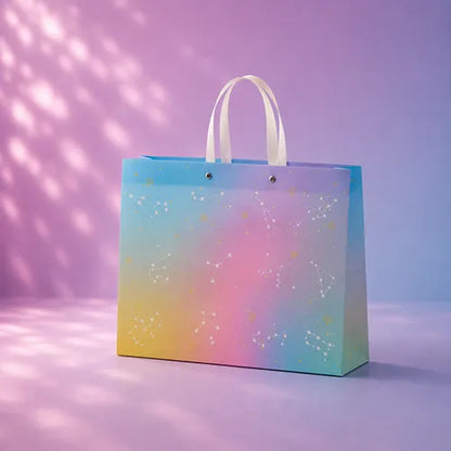 Pastel Tie Dye Gift Bags with Tags & Carry Handles