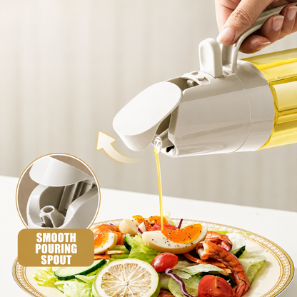 2-in-1 Oil Sprayer & Dispenser | Precision Oil Spray & Pour