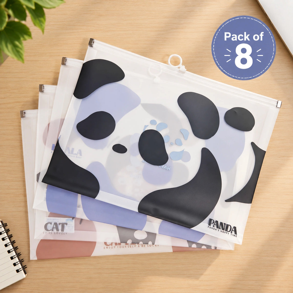 A4 Water Resistant Zipper Document Organizer Pouch