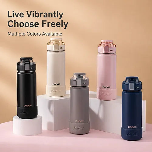 Dodge Aesthetic Premium Insulated Steel Water Bottle - 600ml