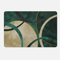 Modern Abstract Printed Doormat for Entryway, Bathroom & Kitchen