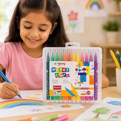 Yalong Washable Water Colour Pen Set for Kids