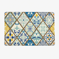 Premium Floral Anti-Slip Doormat for Entryway/Kitchen/Bathroom