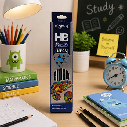 Yalong 12 Colour Pencil & HB Pencil Combo Set for Kids
