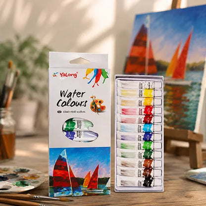 Yalong Artist Water Colour Tube Set for Painting, Sketching & Canvas Art