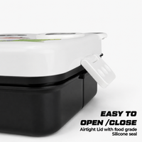 Panda Themed Plastic Lunch box with Spoon & Small Container – 1590ml