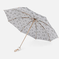 Floral Print UV Protection Umbrella with 10K Golden Rod Frame