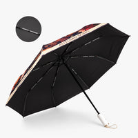 Elegant Floral UV Protection Tested Folding Umbrella with Auto Open Design