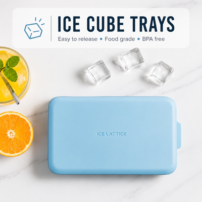 Flexible Silicone premium FDA-grade Ice Cube Tray (24 Cubes)