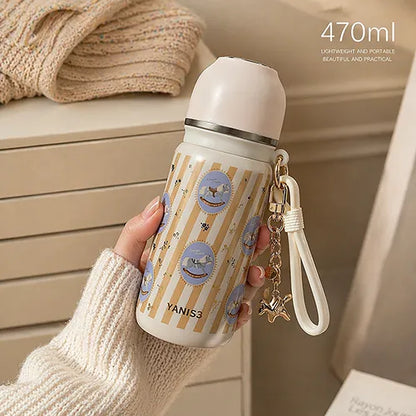 Premium Stainless Steel Vacuum Insulated Flask Bottle - 470ml