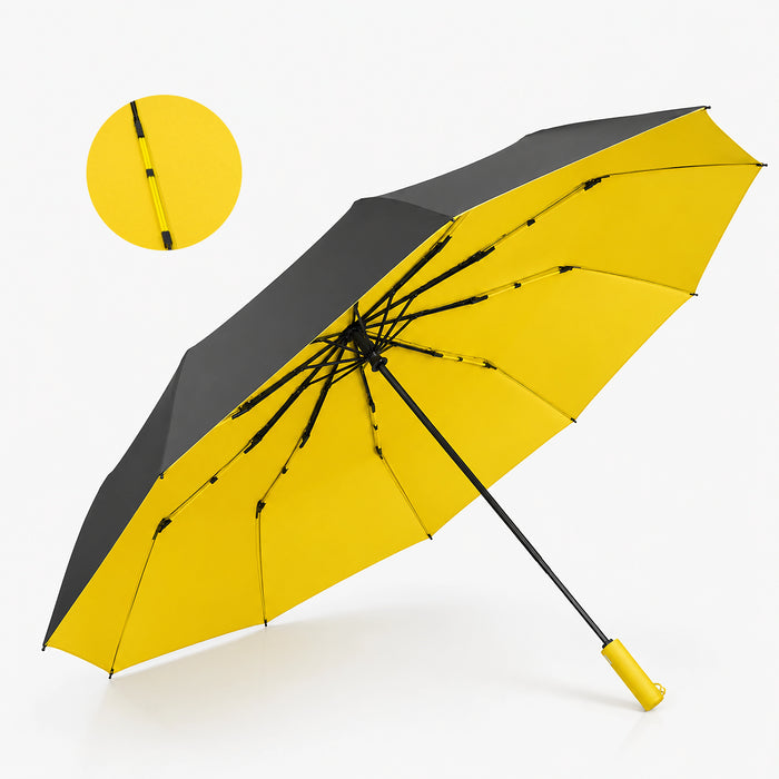 Large Automatic Windproof & Waterproof Umbrella with Wide Canopy