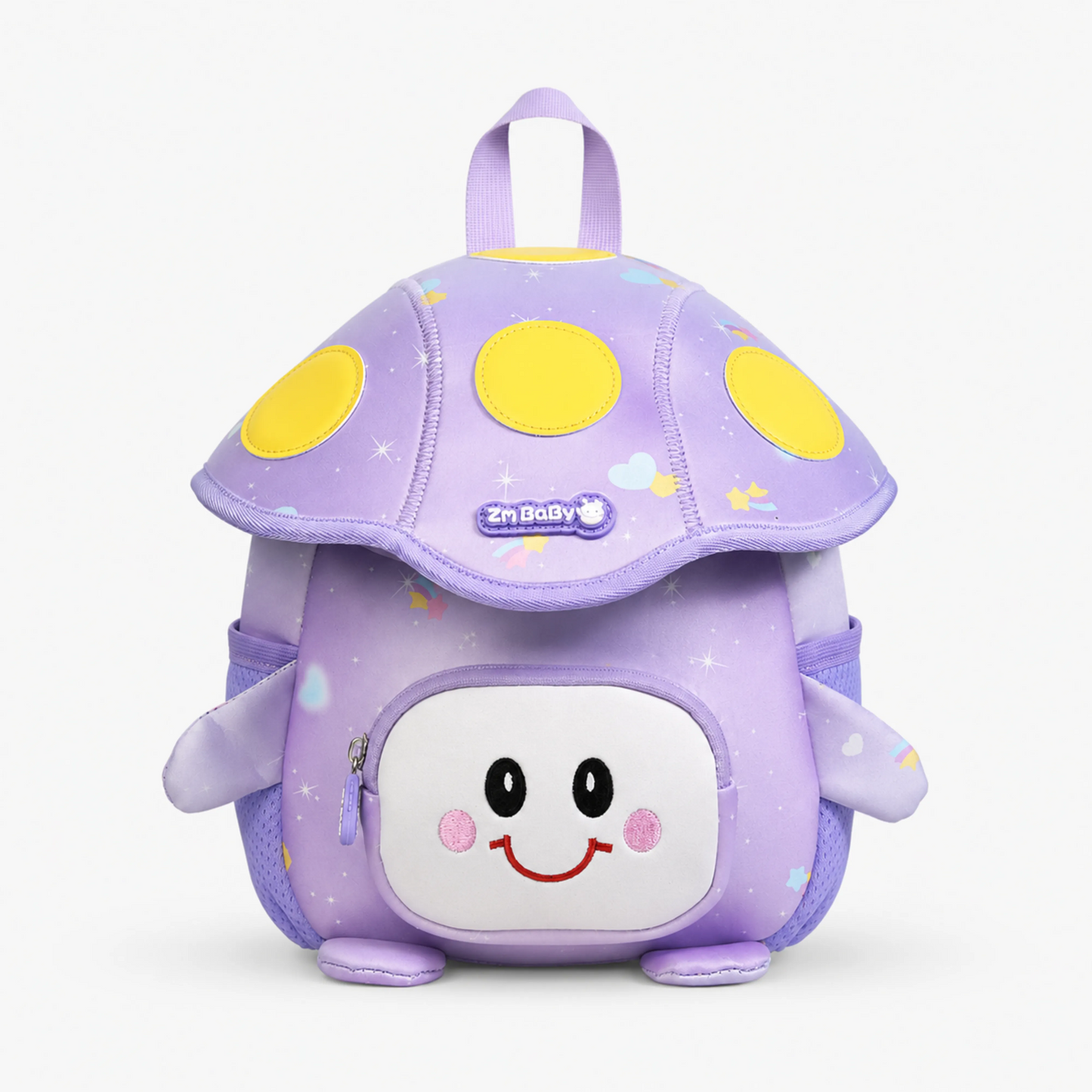 Mushroom Smiley Waterproof Kids Backpack