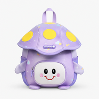 Mushroom Smiley Waterproof Kids Backpack