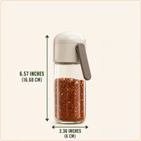 0.5gm Precision Salt & Spice Dispenser (250ml) | Quantitative Glass Spice Shaker