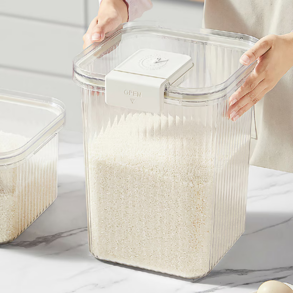 Airtight Moisture-proof Rice & Cereal Storage Container - 5kg, 10kg