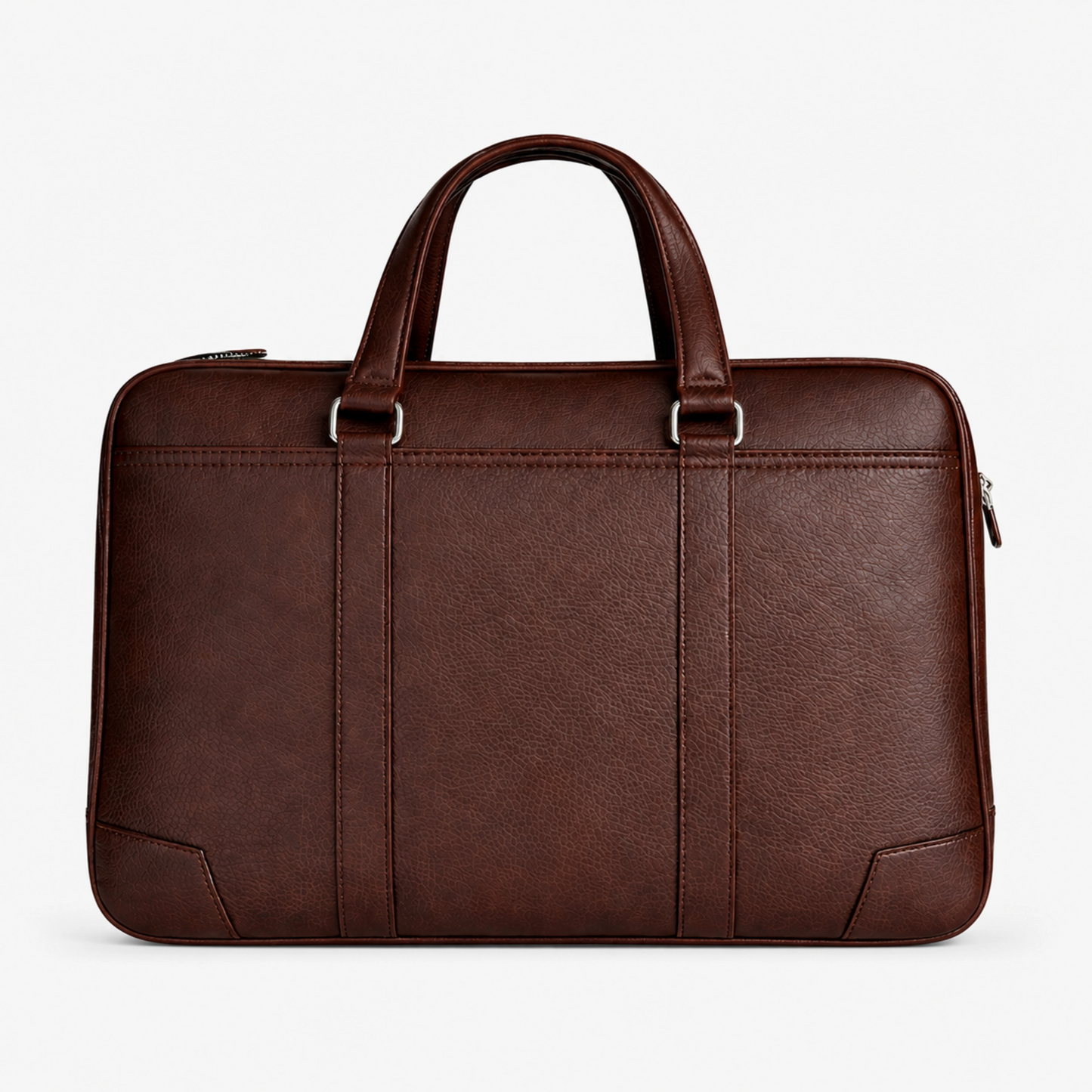 Premium Leather Laptop Briefcase with Shoulder Strap