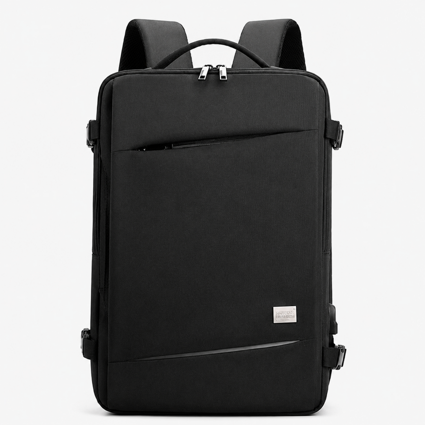 Trendy Waterproof Laptop Backpack with USB & Anti-Theft Design