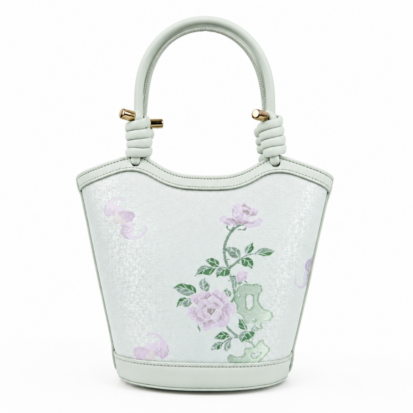 Premium Hangzhou Silk & Leather Tote bag for Women