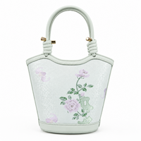 Premium Hangzhou Silk & Leather Tote bag for Women