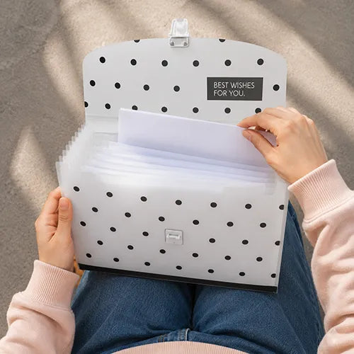 Transparent Waterproof Zip File Organizer Pouch for Documents