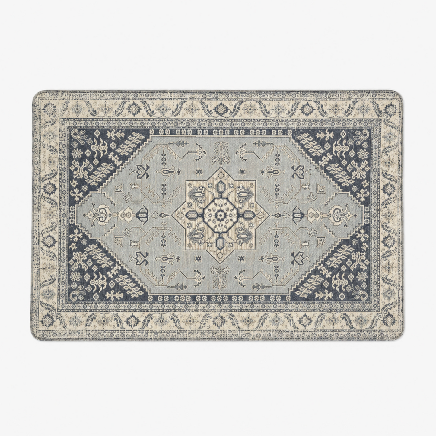Premium Floral Anti-Slip Doormat for Entryway/Kitchen/Bathroom