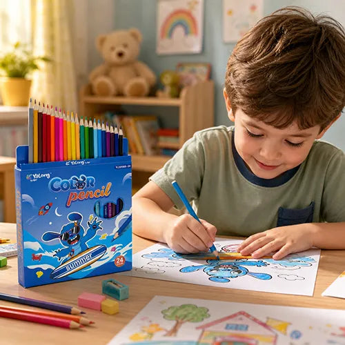 Yalong Kids Colour Pencil Set for Creative Drawing