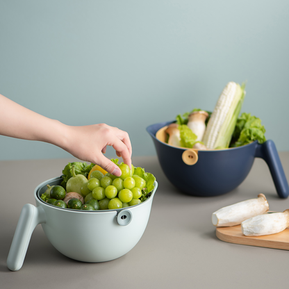 Multi-Purpose Kitchen Drain Basket & Strainer | 2 ltr Colander