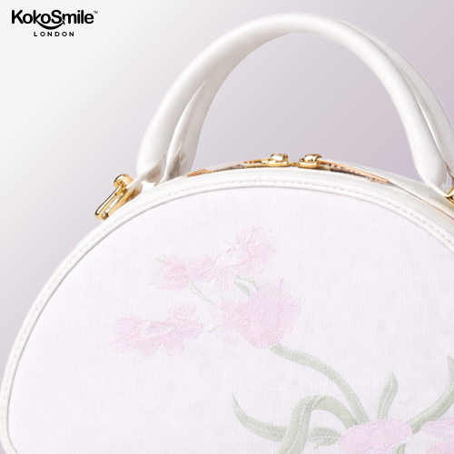 Premium Hangzhou Silk Leather Dome Handbag for Women