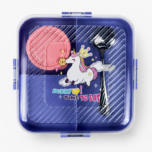 Stainless Steel Lunch Box with 3 compartments for Kids – 1190ml