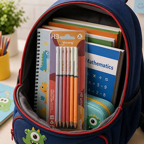Yalong Pastel Shade HB Writing Pencil Set – 6 Pcs