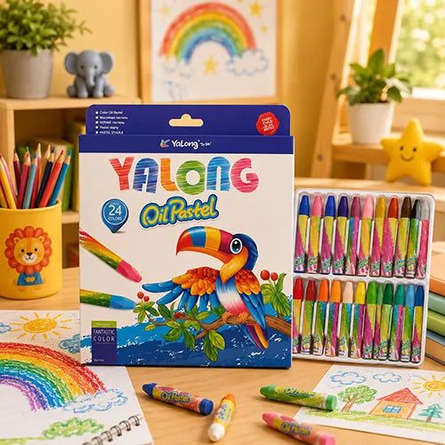 Yalong Smooth Oil Pastel Colours for Creative Art