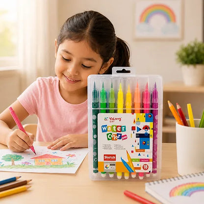 Yalong Washable Water Colour Pen Set for Kids