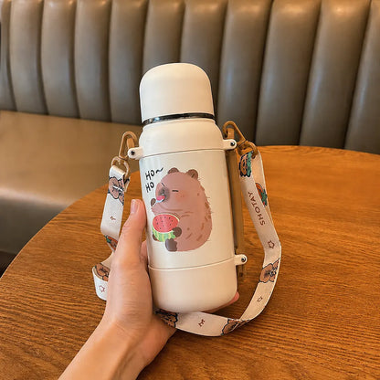 SHOTAY Cute Insulated Thermos/Flask for Kids - 800ml