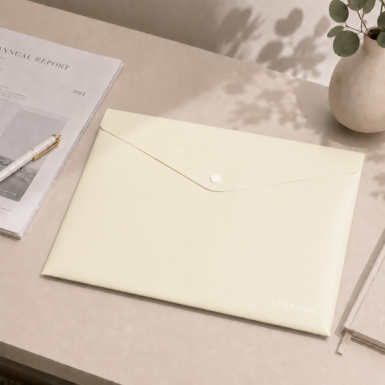 Expanding Accordion File Folder with Elastic Closure