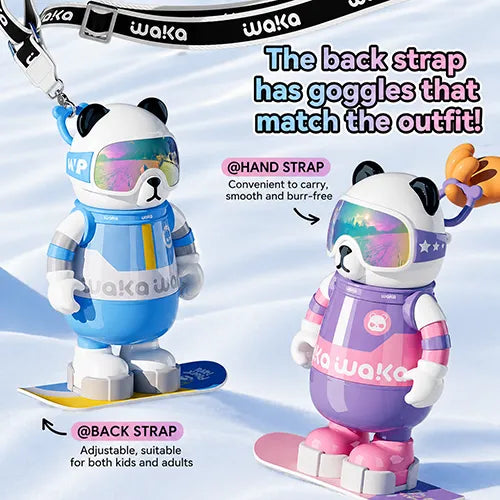 Waka Double Insulated Vacuum Water Bottle with Leak-Proof Lid  - 530ml