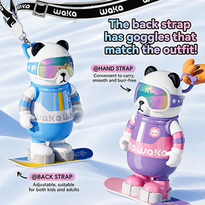 Waka Double Insulated Vacuum Water Bottle with Leak-Proof Lid  - 530ml