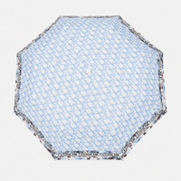 UV Protection Tested Floral Folding Umbrella with One-Touch Open
