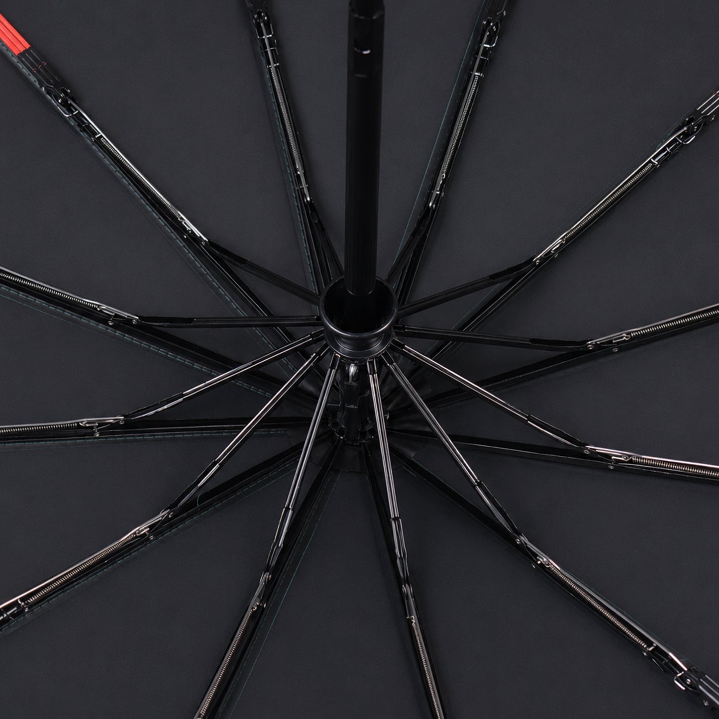 Premium UV Protection Umbrella with 12K Fiber Ribs & Wooden Handle