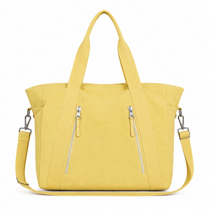 Premium Nylon Tote Handbag for Women with Shoulder Strap