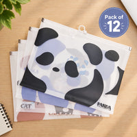 A4 Water Resistant Zipper Document Organizer Pouch
