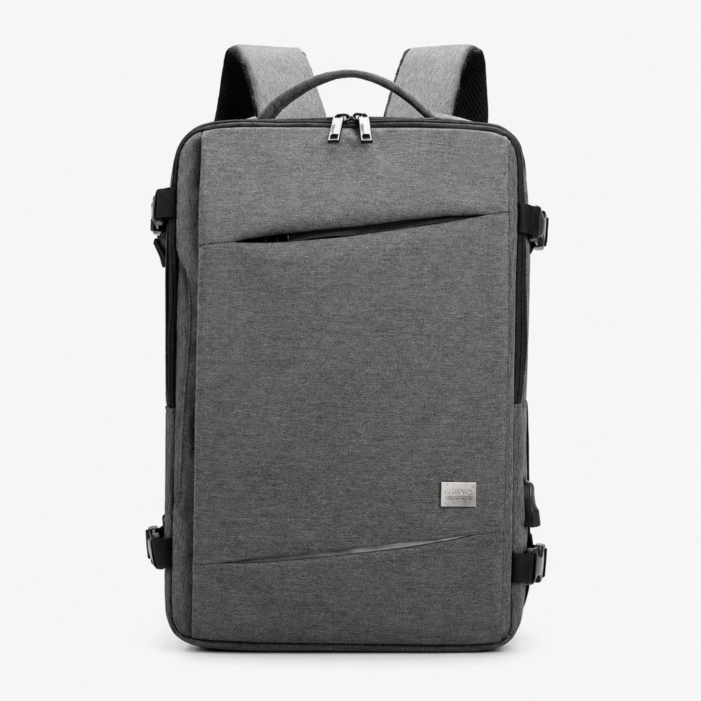 Trendy Waterproof Laptop Backpack with USB & Anti-Theft Design