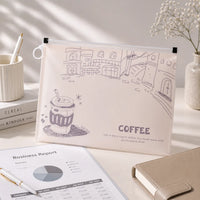 Zip Lock Waterproof Document Folder Pouch for Files & Papers