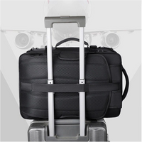 Smartest Double Space PU Vacuum Compression Travel Backpack