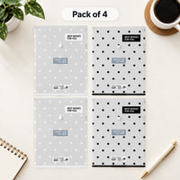A4 Waterproof Button Closure File Organizer Folder