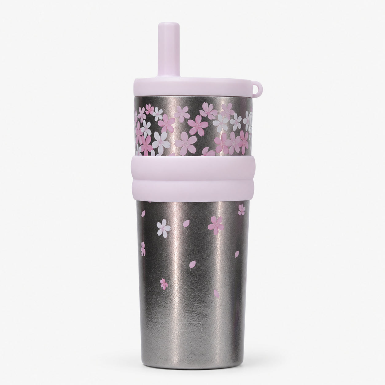 Pure Titanium Vacuum Tumbler water bottle with Straw & Charm – 550ml