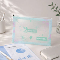 Waterproof Plastic Zip File Folder for Document Storage