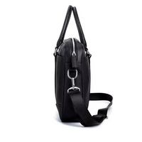 Premium Leather Laptop Briefcase with Shoulder Strap
